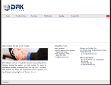 Tablet Screenshot of dfkvietnam.com